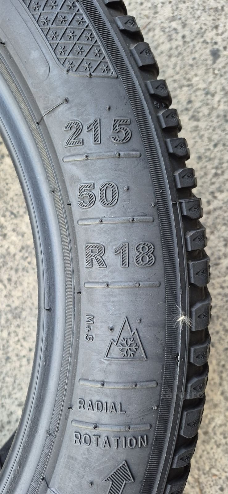 4 anvelope iarna Kleber 215/50/18,dot 2021.Pretul este pe bucata. 5