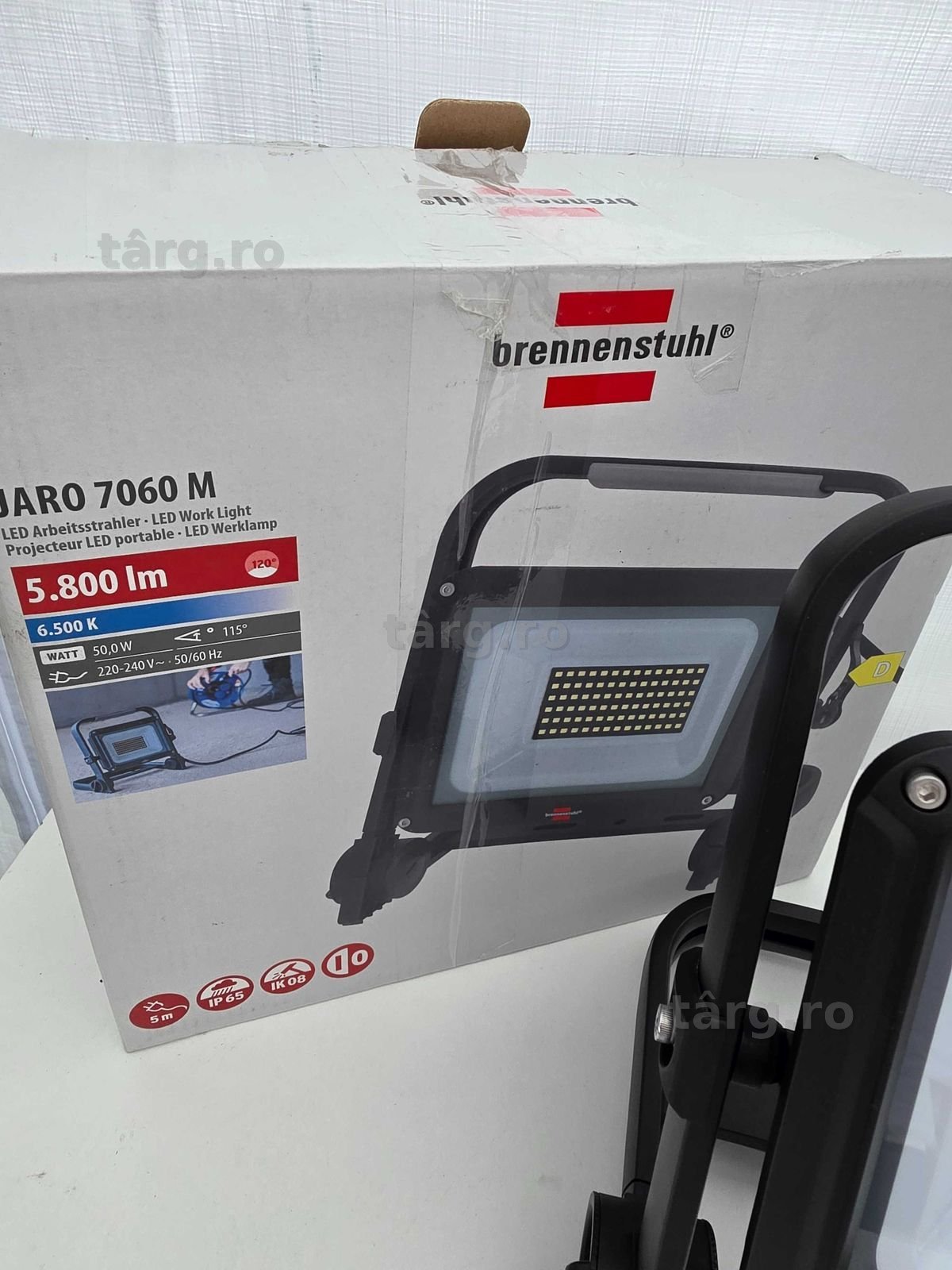 Brennenstuhl JARO 7060 M proiector led portabil cu alimentare de la retea 5800 lumen | 6500 K | 230 V 3