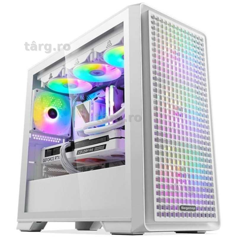 Carcasa Segotep Radiant White Fara Ventilatoare