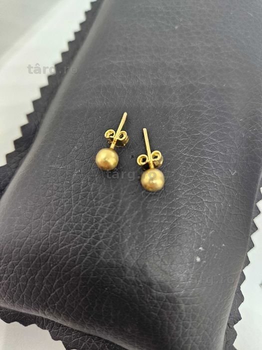 Cercei Aur 14K 0.90g (AG1 Alexandru B3607.1) - Garantie 2 Ani! 2