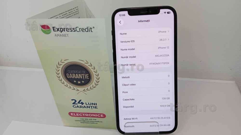 Iphone 12 128Gb (AG20 Dancu b 74714) Garanție 2 ani 2