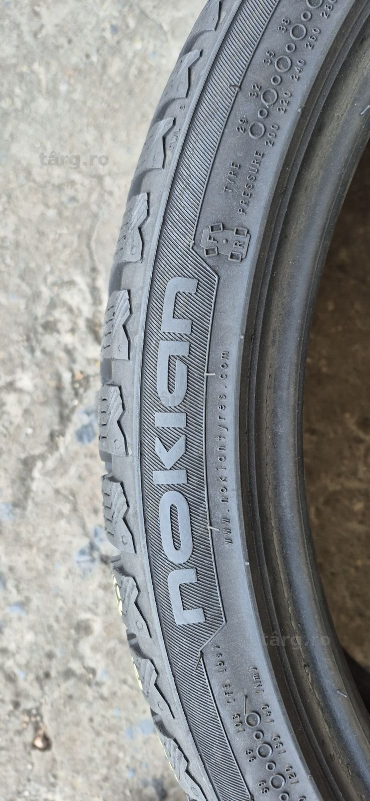 4 anvelope iarna Nokian 235/35/19.Pretul este pe bucata. 4