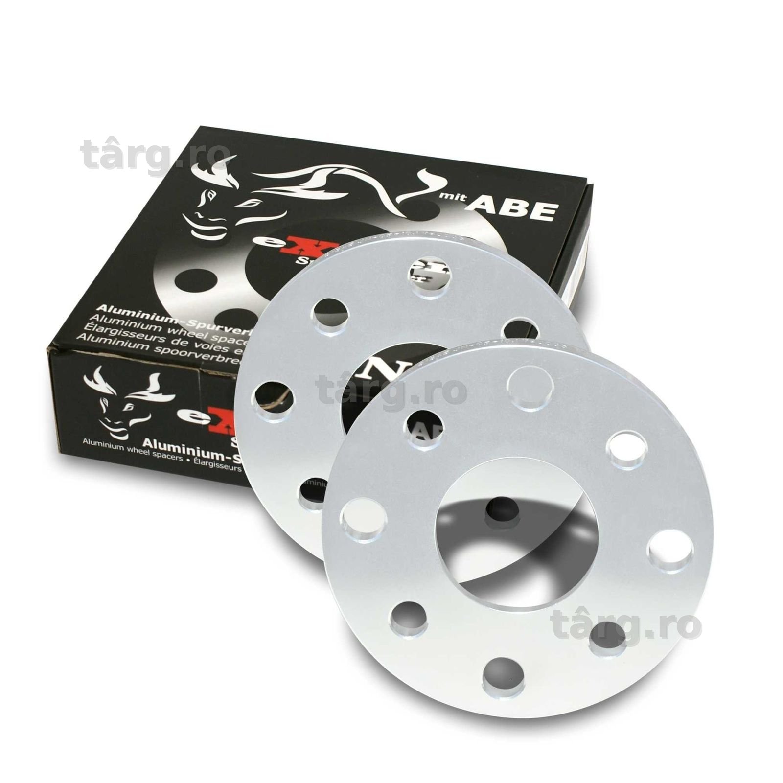 Pereche distantiere 10mm 5/100/112, centru 57,1 mm Audi Ford VW