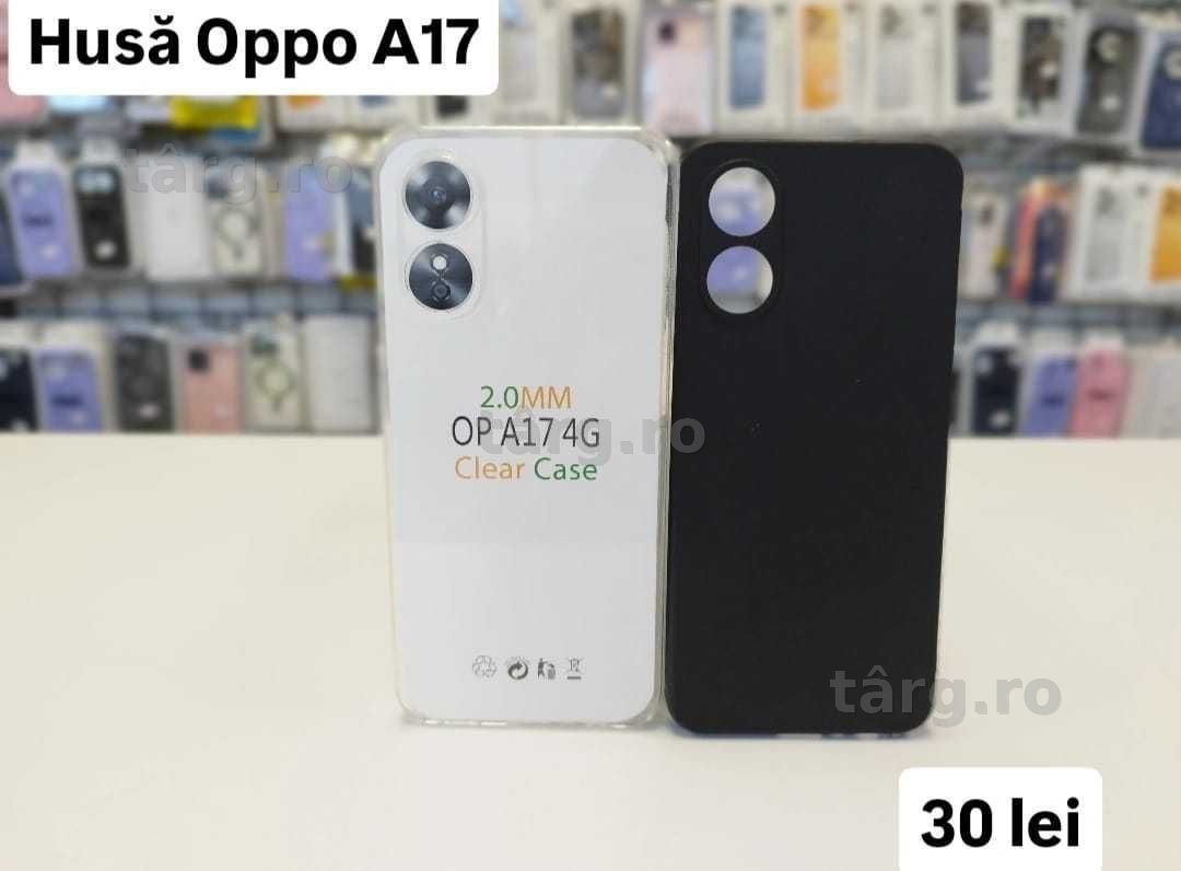Husa silicon, folie, cablu,incarcator Oppo A17