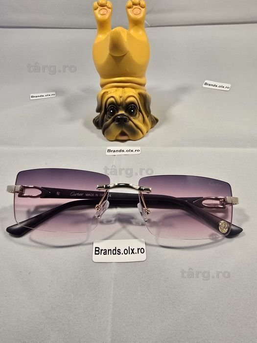 Set Ochelari de soare Cartier Horn, lentila roz