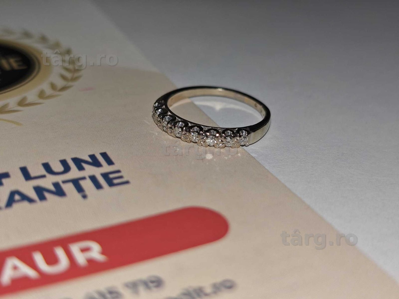 (AG42) Inel aur alb 18 K 2.52g  b.33911.7 - Garantie 2 ani 3