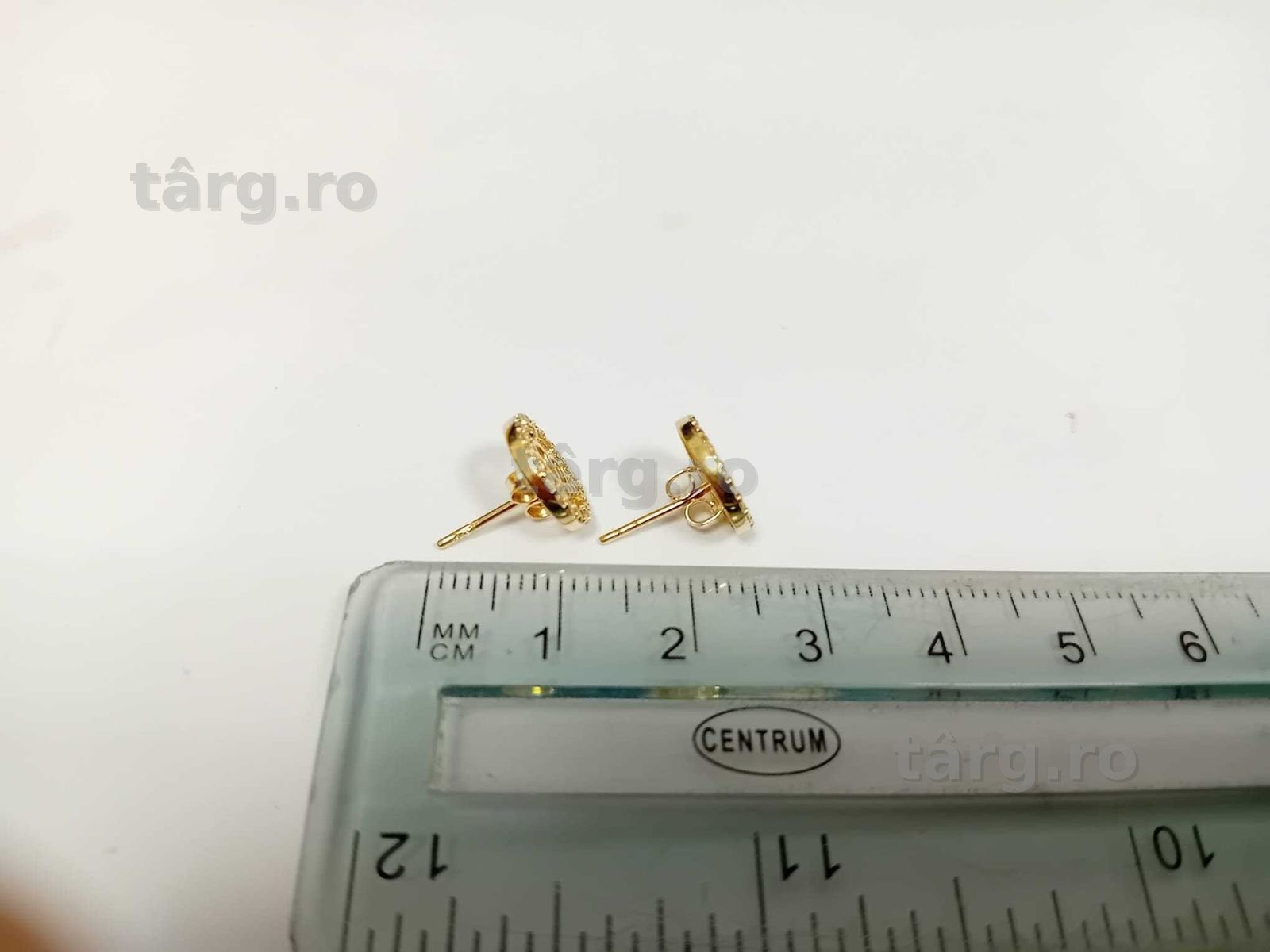 Cercei aur 14k 1.62g [34850.3/30 Pacurari 2] Garantie 2 ani! 3