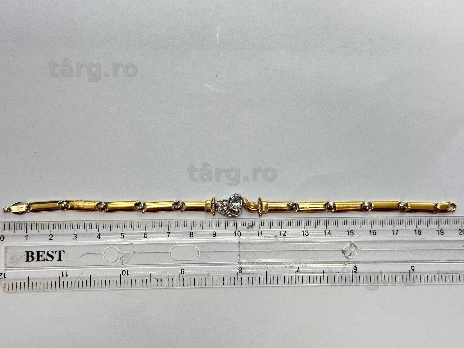 Bratara aur 18K 8.68g (AG13 b55497.2) Garantie 2 ani! Ridicare din agentie. 3