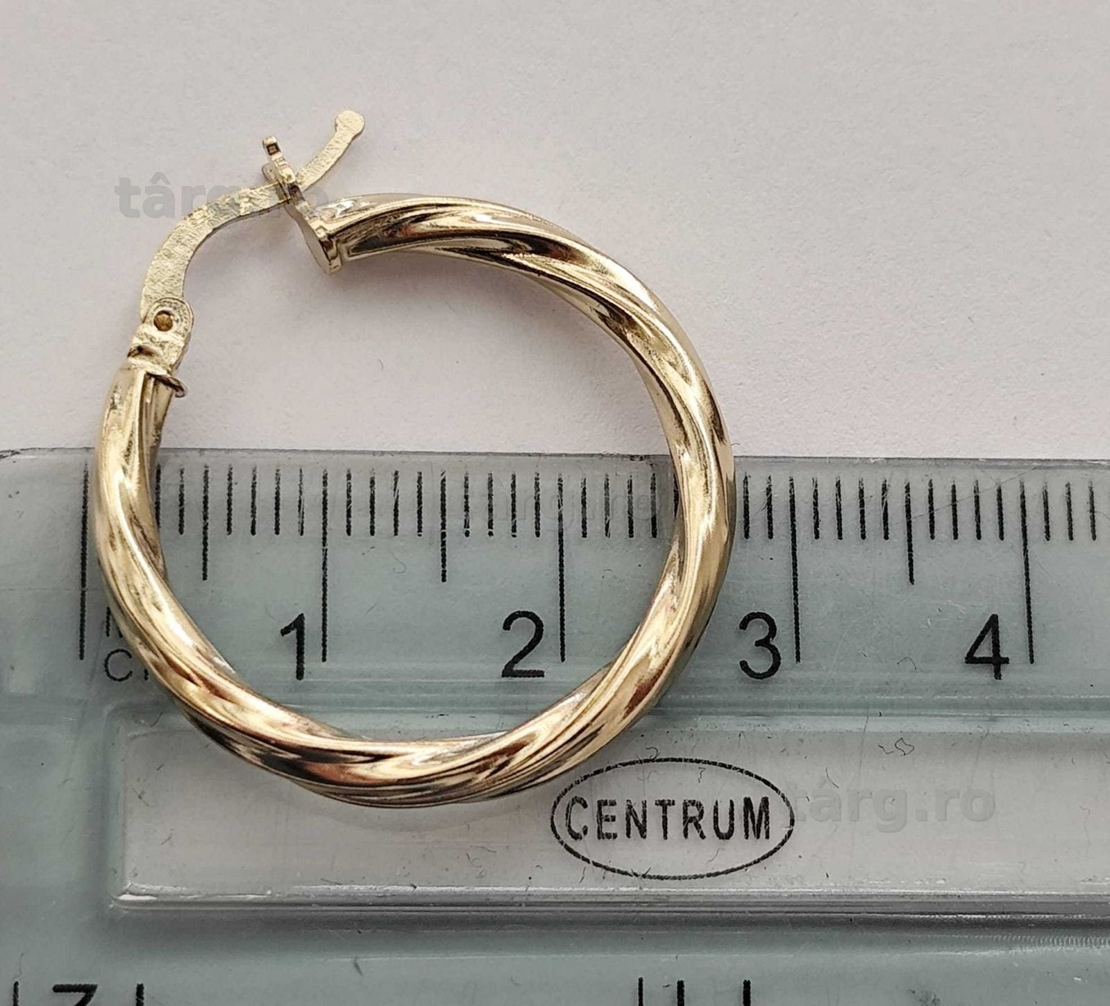 Cercei aur 14K 3.74 gr (AG35 B 35514) Garantie 2 ani ! 3