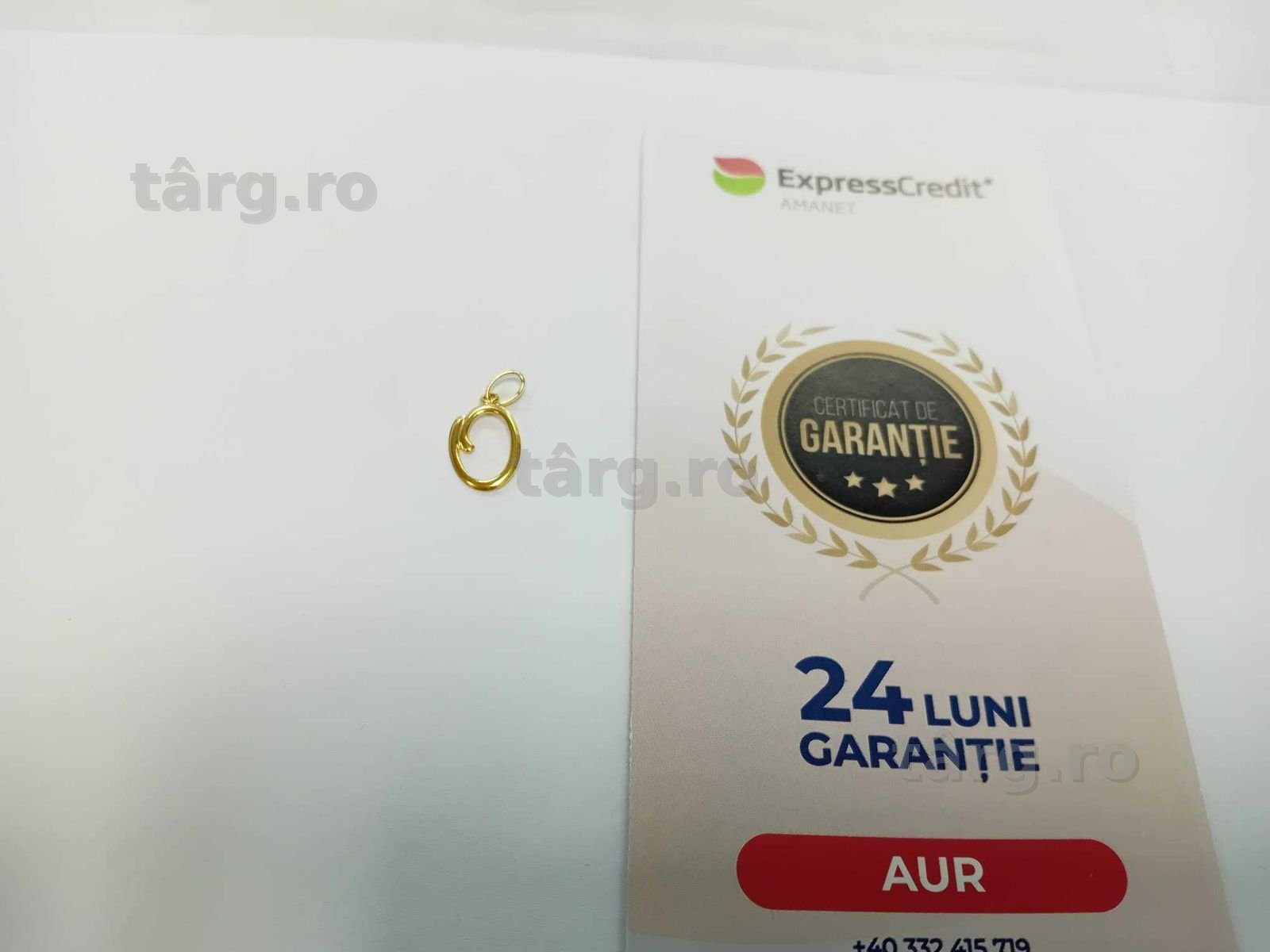 (Ag33) Medalion Aur 14K / Garantie 2 ani 2