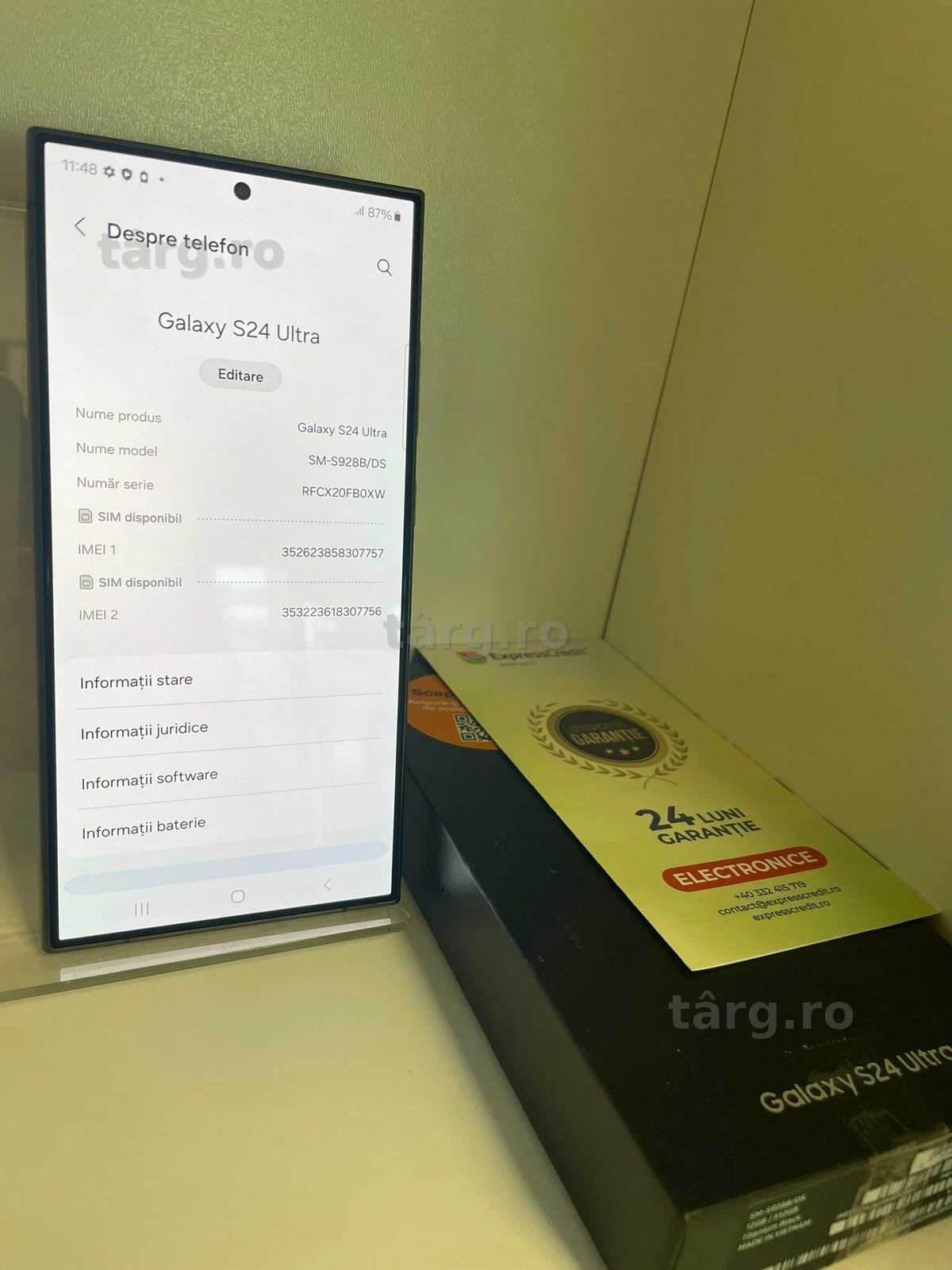 Telefon Samsung s24 ultra 5g (Ag 29 Siraj ) B34665 / Garantie 2 Ani !!!! 2