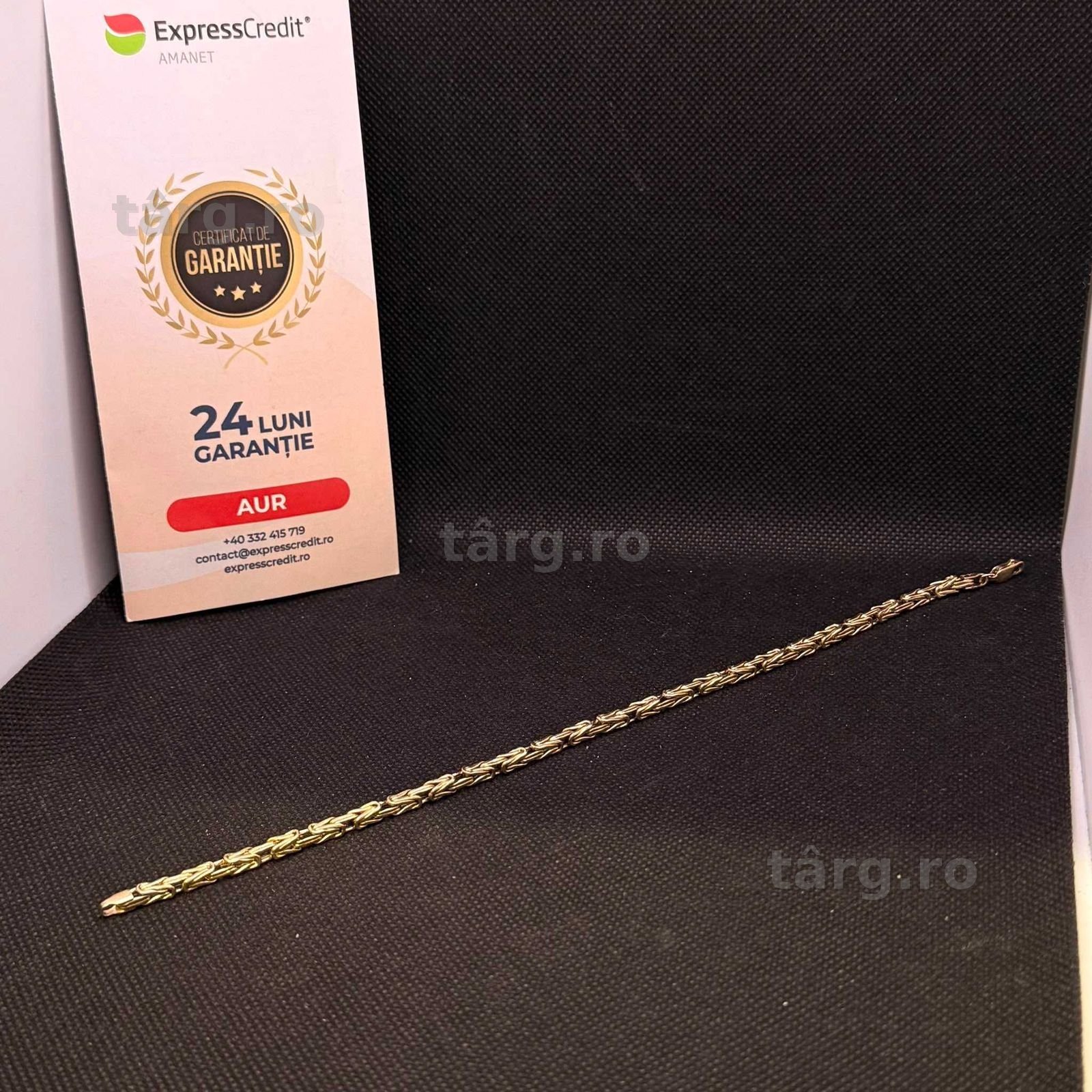 Bratara aur 14K 6.99g (AG15 Gara 1 B34092.8) Garantie 2 ani! 4