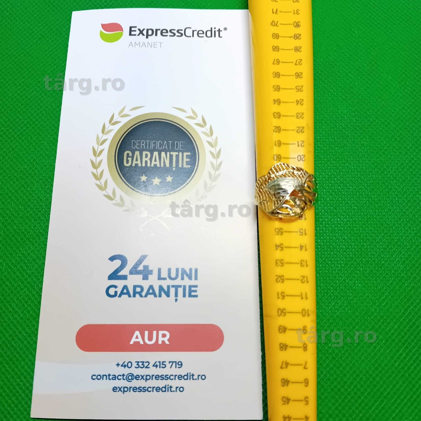 Inel  aur 14k 2.52 gr (AG4 Dacia b.51903) Garantie 2 ani 3