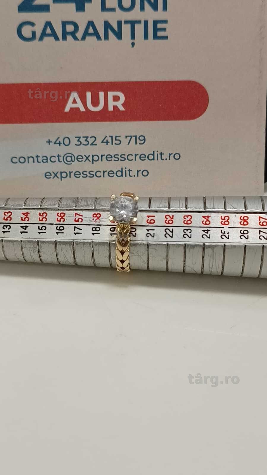 Inel aur 14K 2.79gr [AG24 Harlau B.46085.1] - Garantie 2 ani! 4