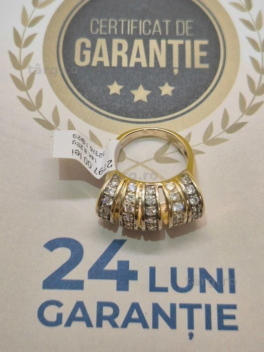 inel aur 14k (Ag 29 Siraj ) B32376. Garantie 2 Ani !
