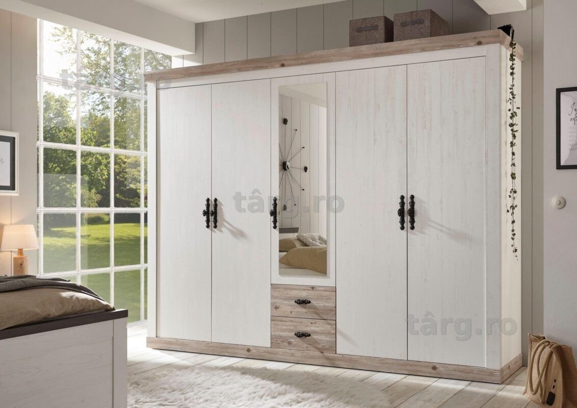 Dulap cu 5 usi si 2 sertsre 265cm