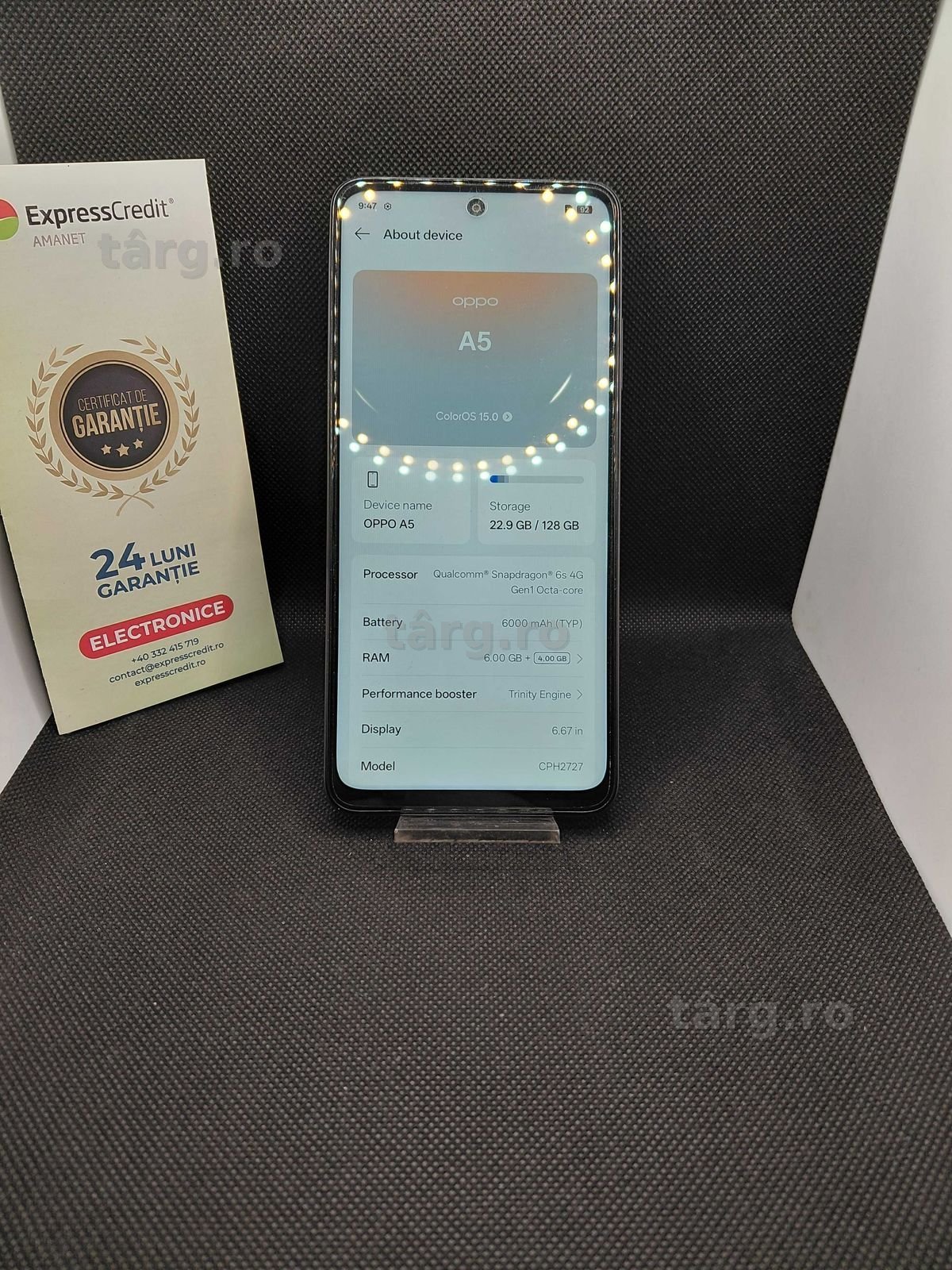 Oppo A5 (7211/44 Ag11 Piata Nicolina) Garantie 2 ani! 2