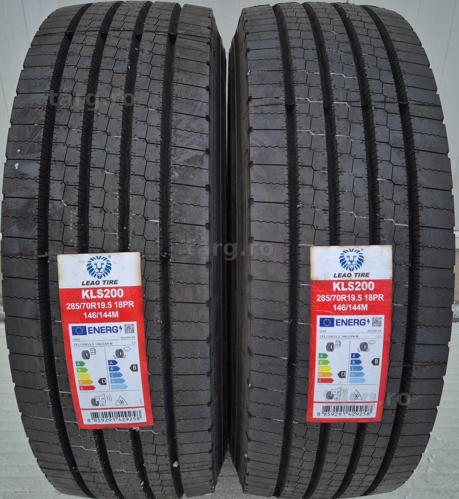 285/70 R19.5, 146/144M, LEAO, Anvelope directie M+S, 18 PR