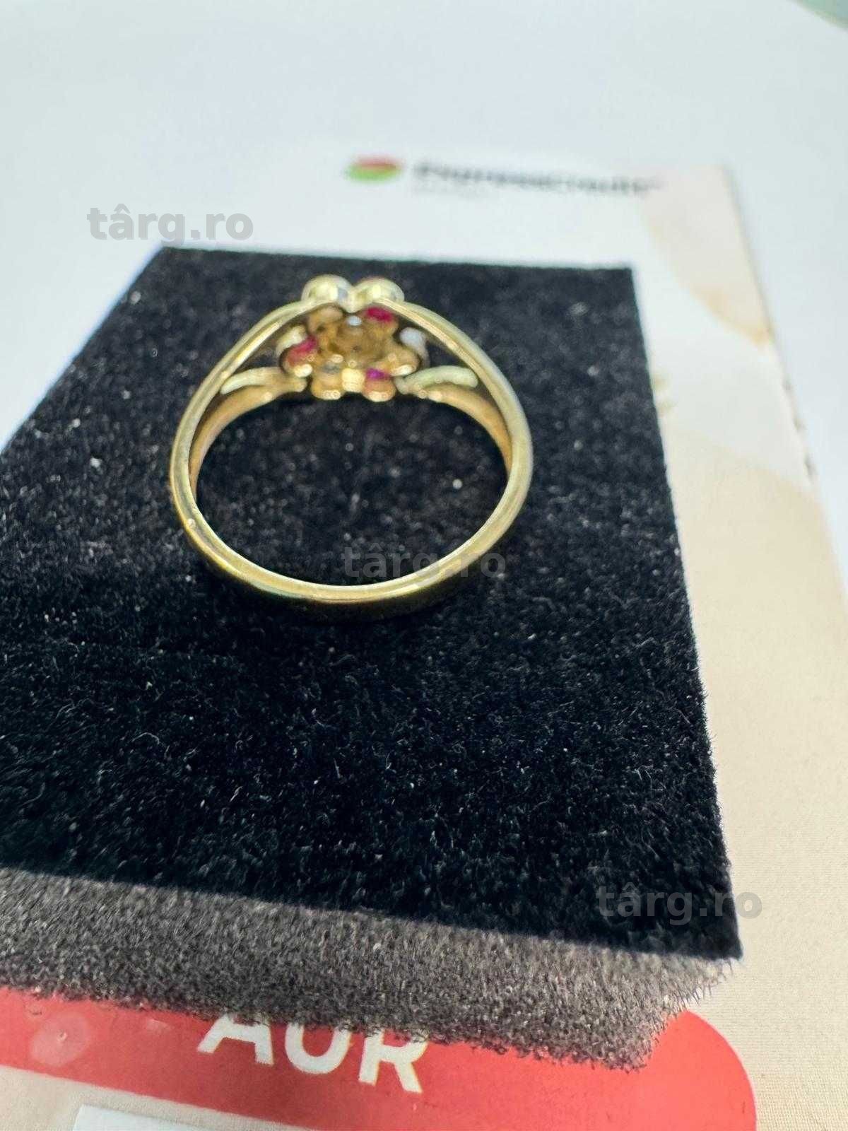 Inel din aur 14k (70079.1/ 10 Pacurari 1) garantie 2 ani! 6