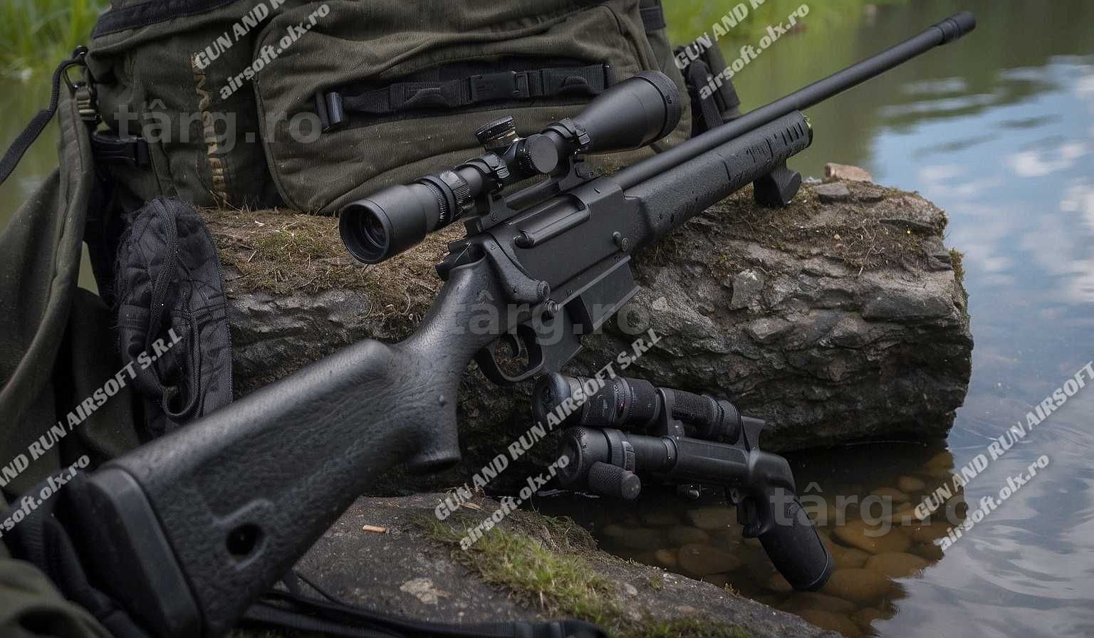MODEL NOU!! Pusca Airsoft (CU AER COMPRIMAT ARC) Arc Cal.6mm Cu Luneta