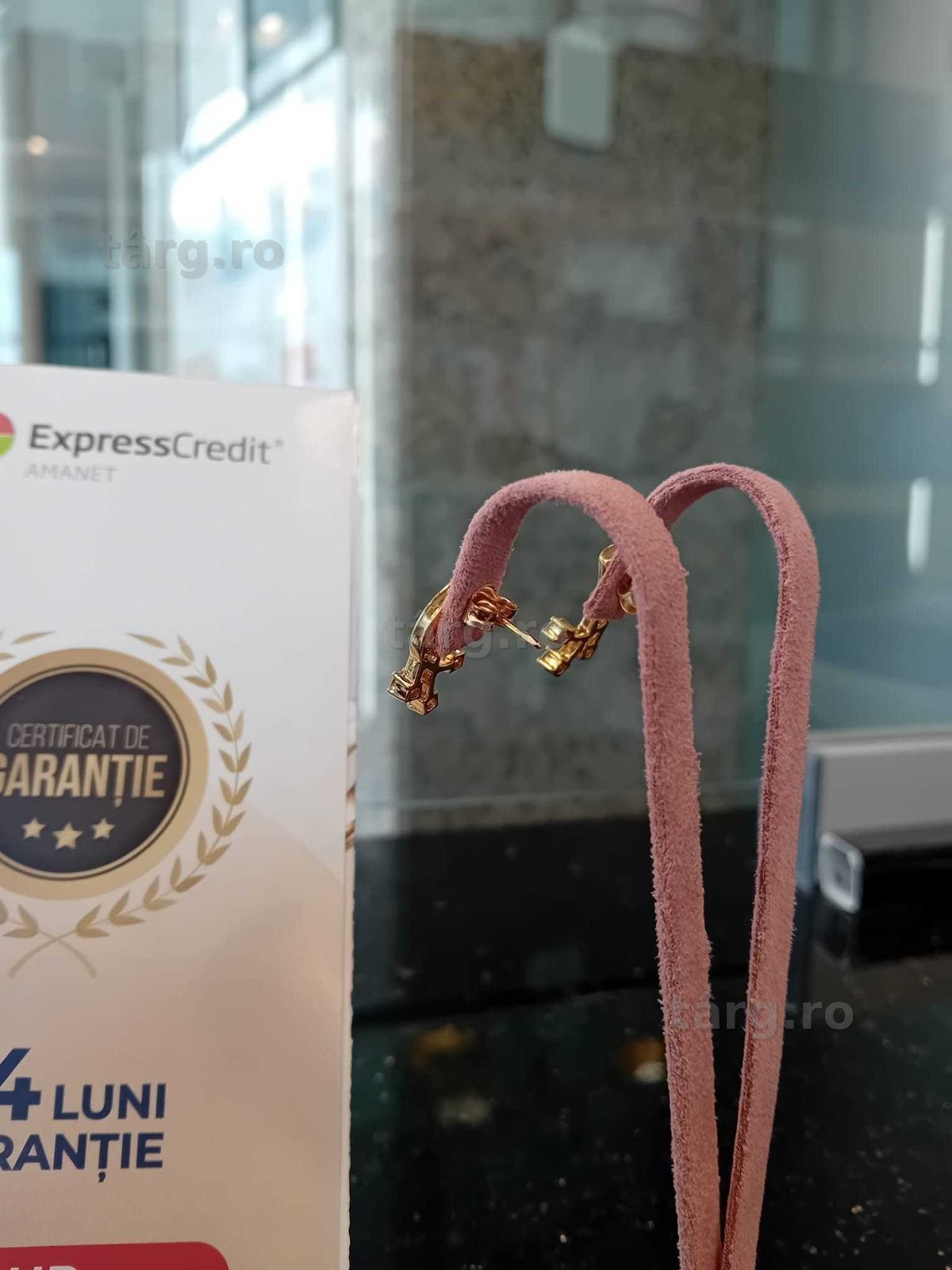 Cercei aur 18k 4.61g (Iulius Mall)(B-393.4) Garantie 2 ani! 2