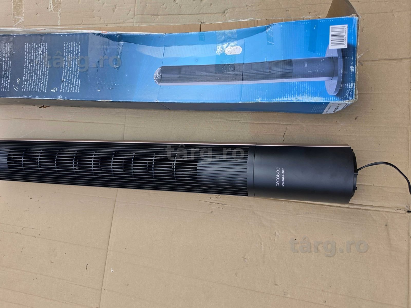 Ventilator turn Cecotec EnergySilence 9150 Skyline Smart Design, 116 cm, 45W, oscilare 70 grade 2