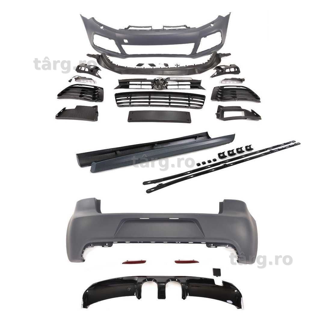 Pachet Complet VW Golf VI 6 MK6 (2008-2013) R20 Design cu Praguri