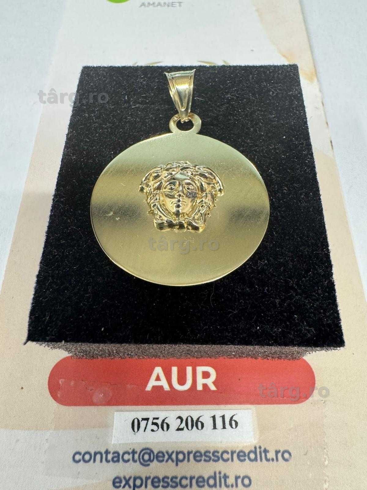 Medalion din aur 14k (69260.2/ 10 Pacurari 1) Garantie 2 ani!
