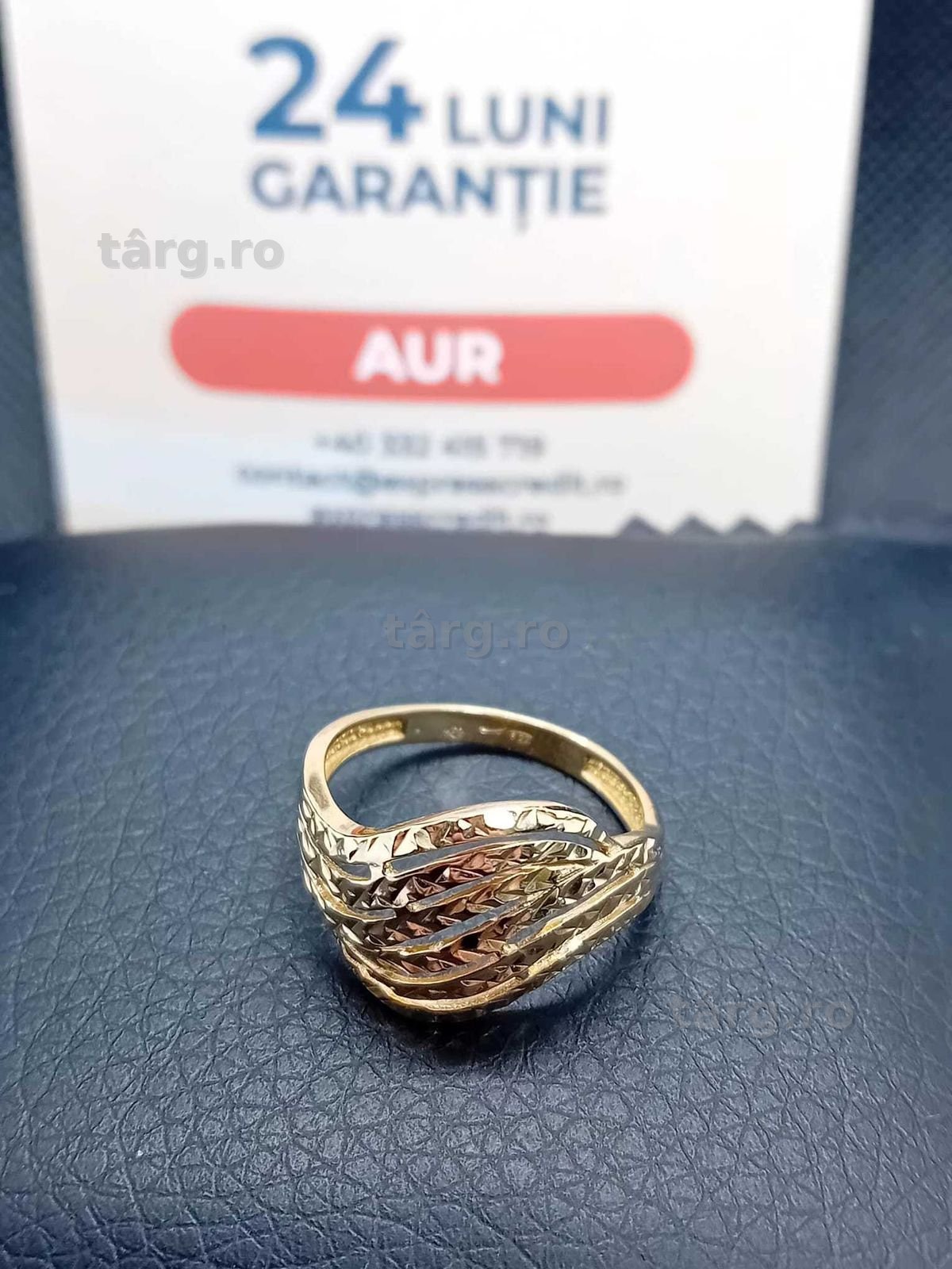 Inel aur 14k 2.43g (B.25517 AG31 Barboi) Garantie 2 ani!