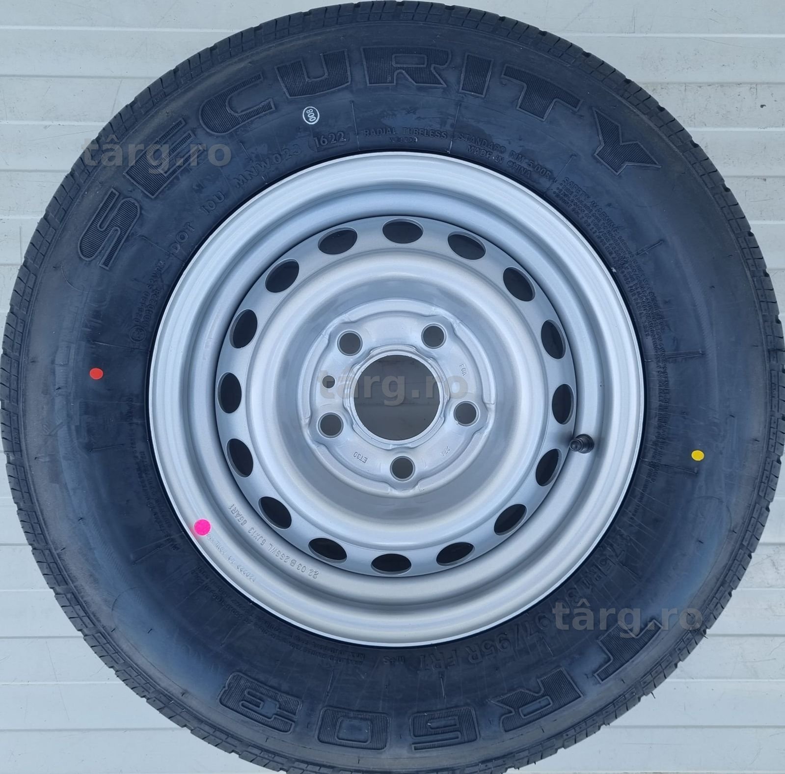 Roata 175 R13C, 97R, Anvelopa Security pe Janta 5Jx13 în 5 prezoane 2