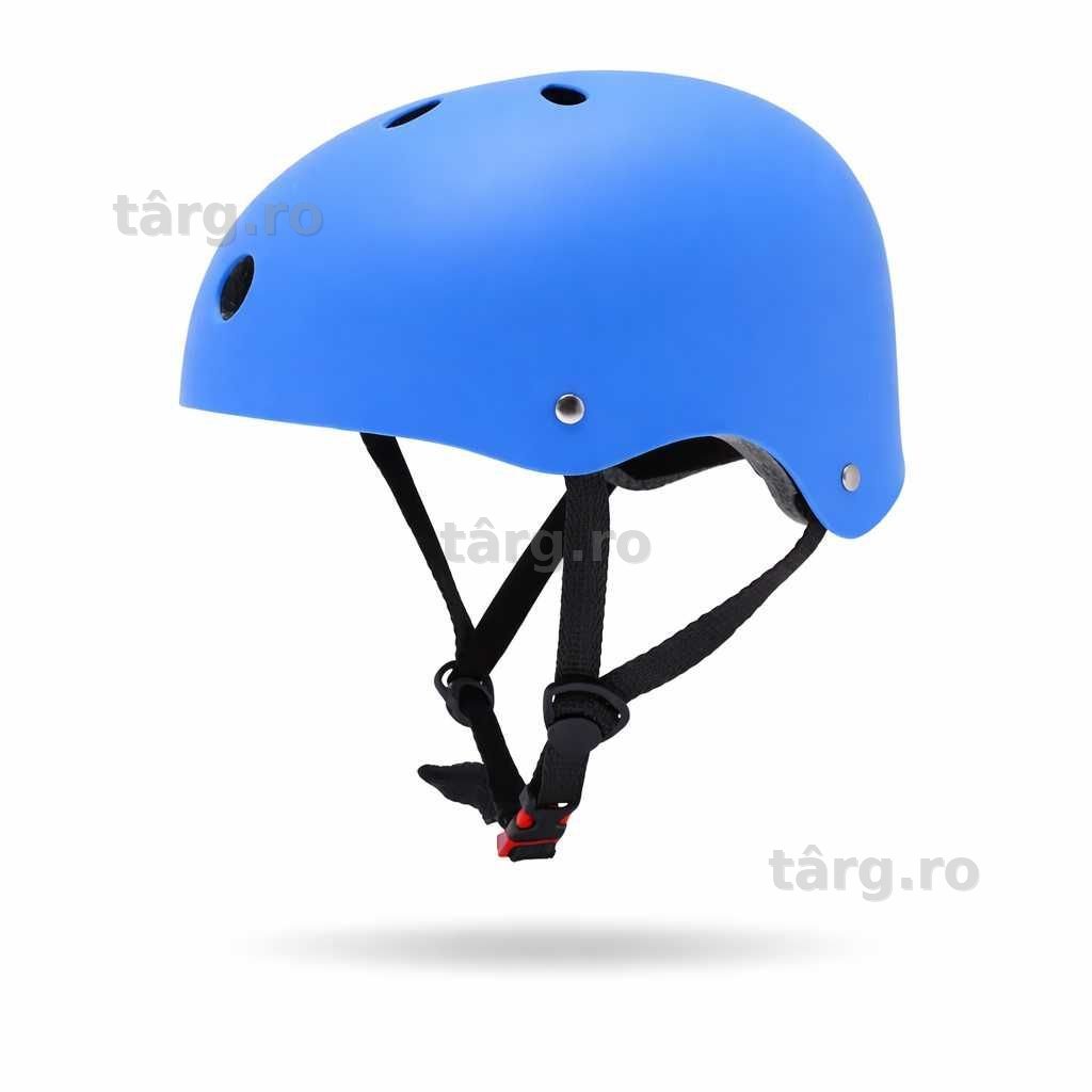 Casca protectie Bicicleta/Trotineta, Ultra Usoara, Marime reglabila, Albastru