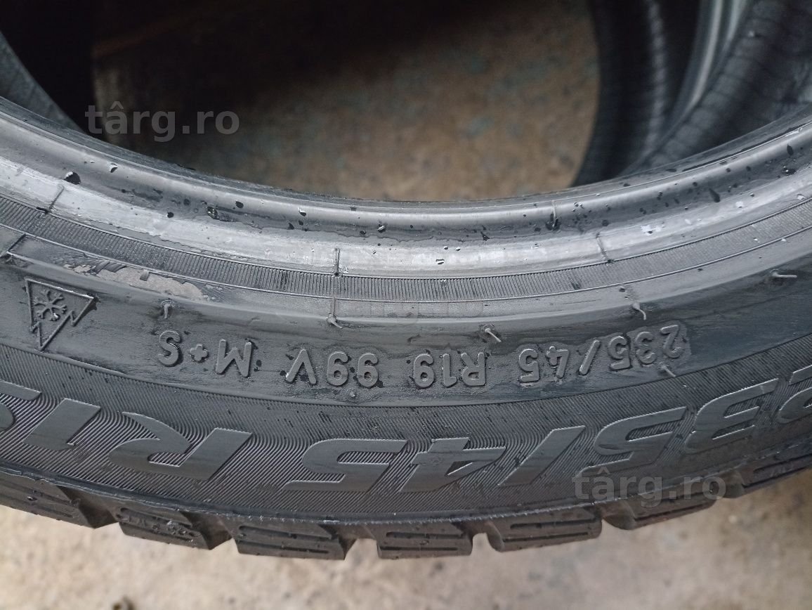 4 anvelope de iarna Pirelli 235/45 R19 dot 2219 5