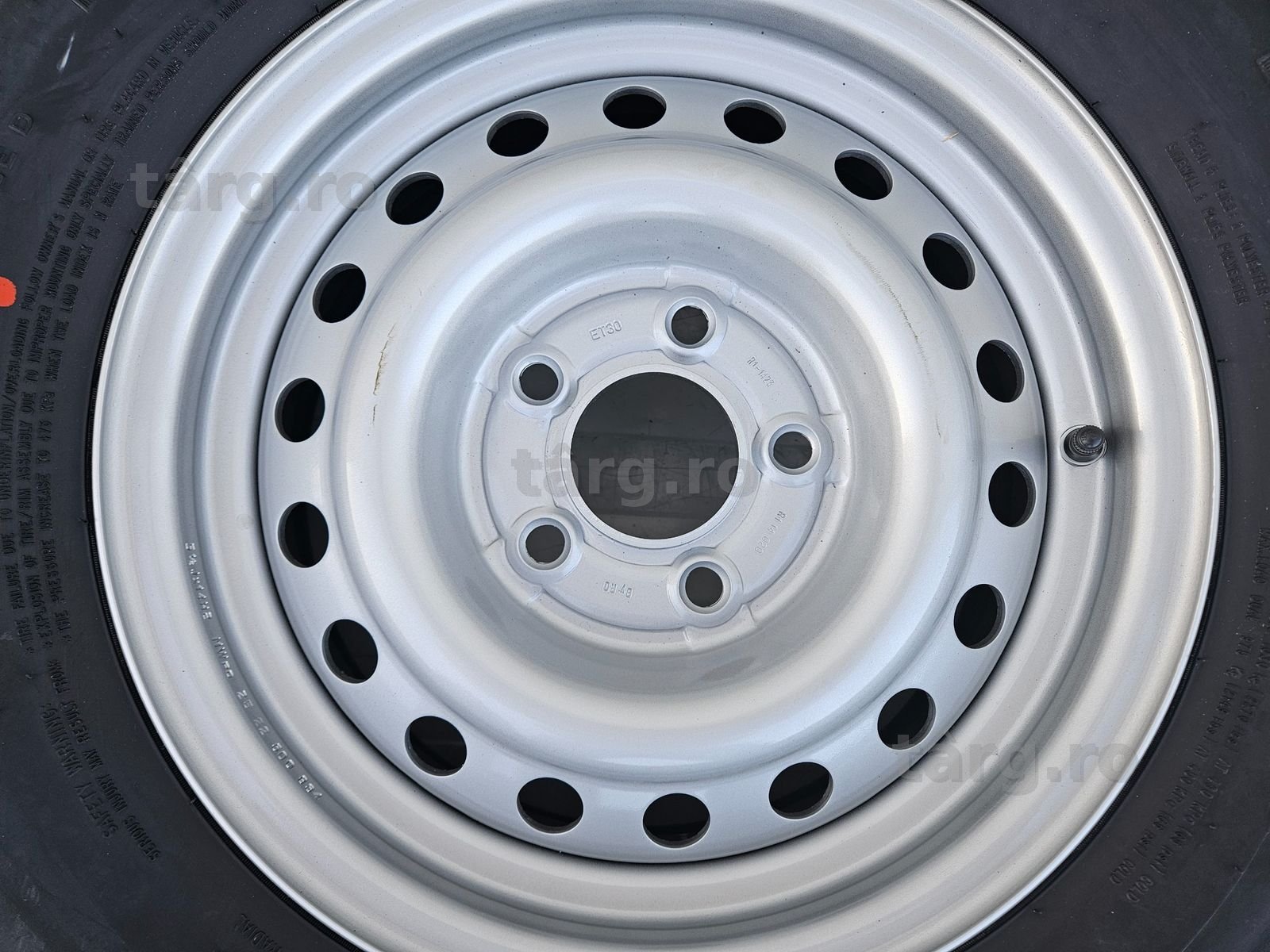 Roata completa remorca 205R14C Anvelopa SECURITY M+S pe Janta 5.5Jx14 4