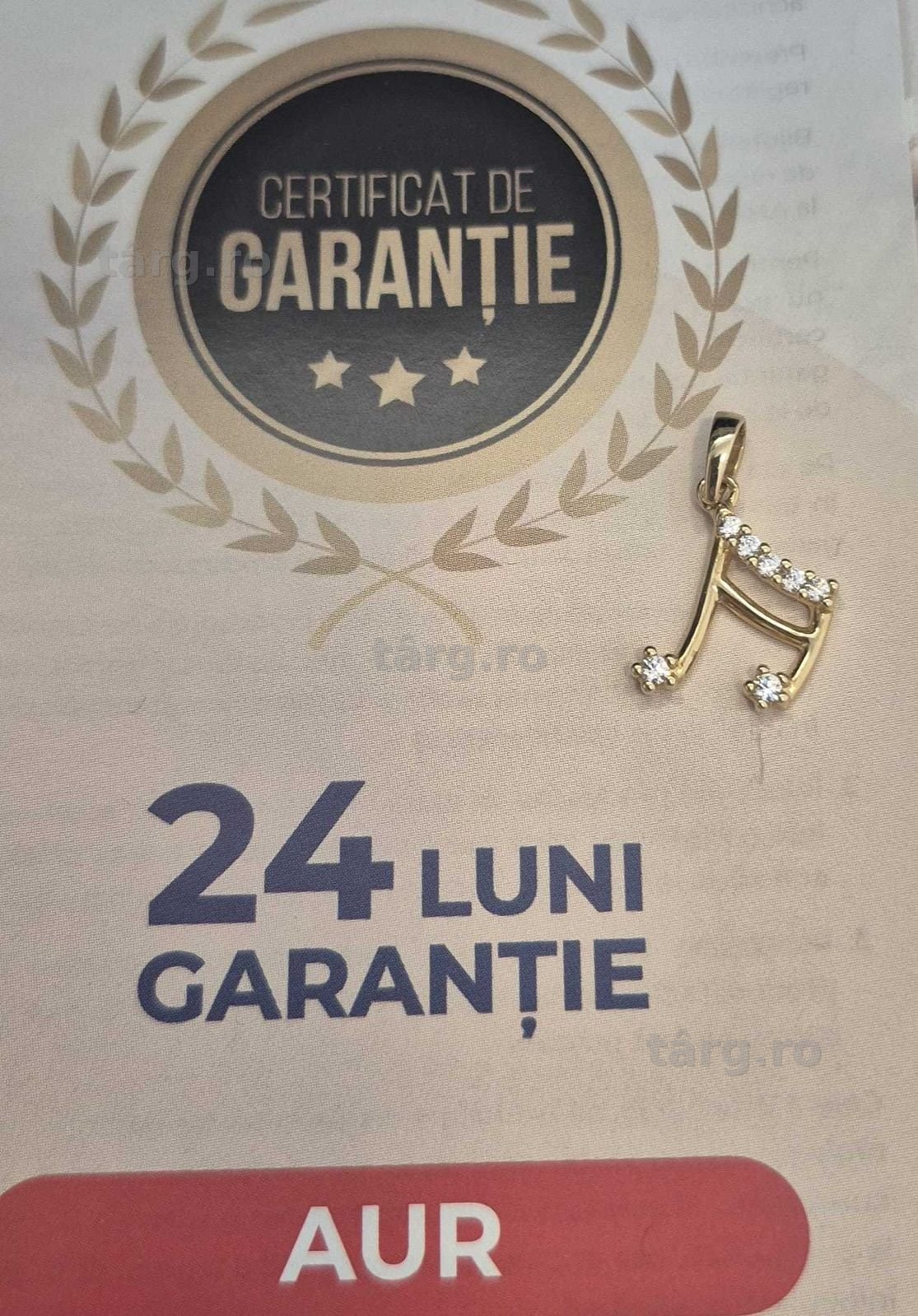 Pandantiv din aur (AG32 B28696.2) 2 ANI GARANTIE!