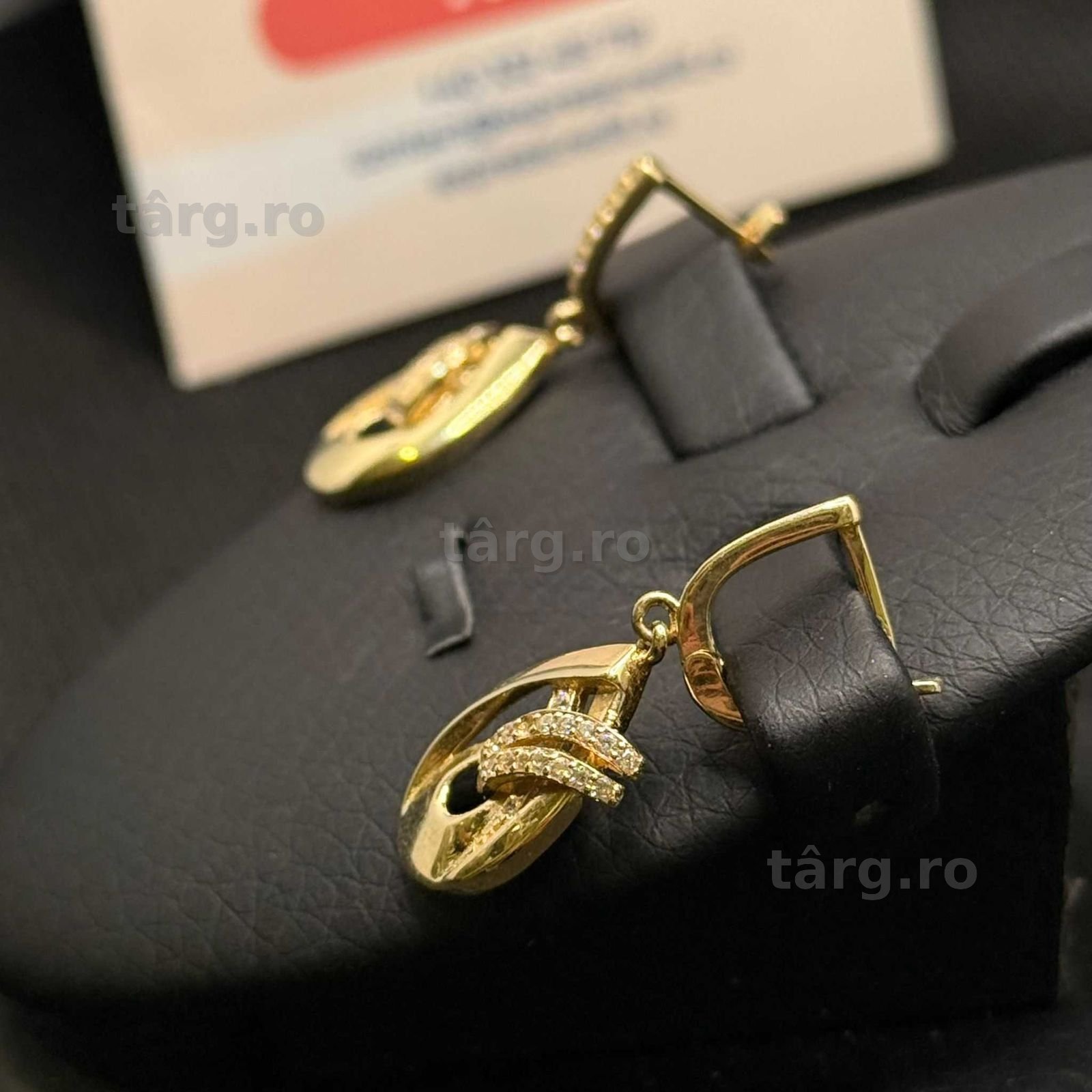 Cercei aur 14K 4.55g (AG15 Gara 1 B33349.3) Garantie 2 ani! 5
