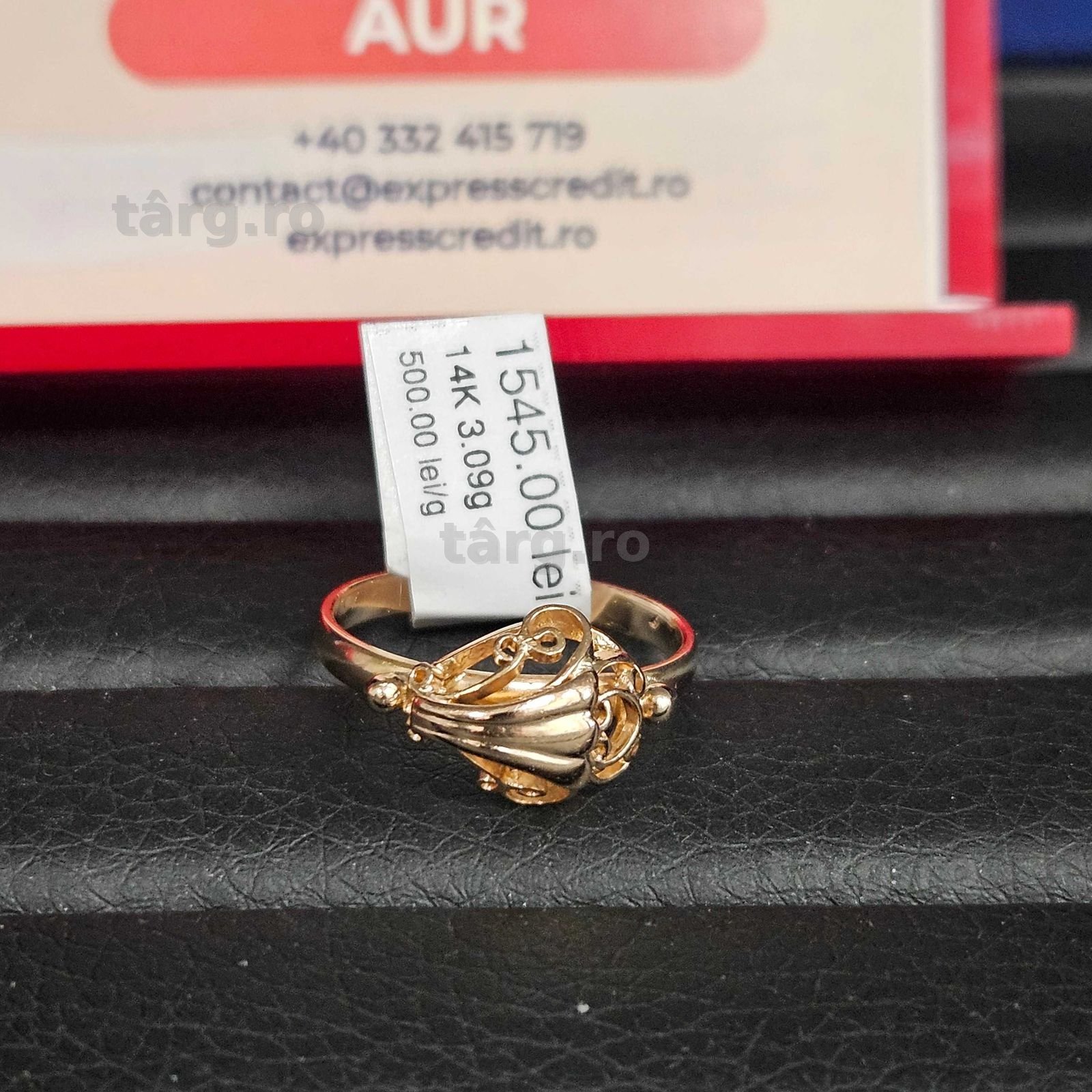 Inel Aur 14K - 3.09 grame / ( B34363.4 / Ag28 Doi Baieti )