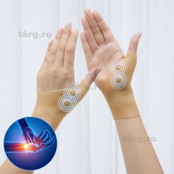 Mansete silicon cu puncte magnetice pentru artrita tendinita entorse