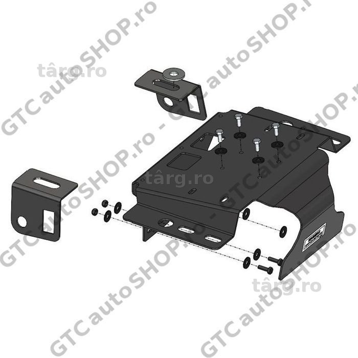 Kit montare compresor ARB sub scaun pasager la Jeep JKU