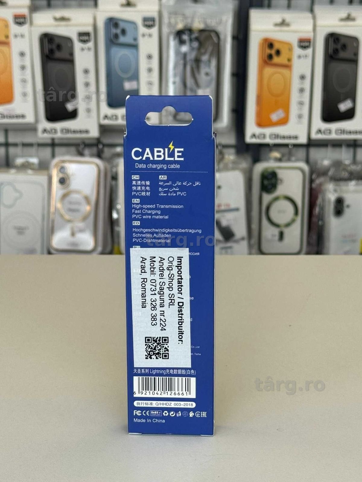 Cablu incarcare USB A- Lightning, 1m 4