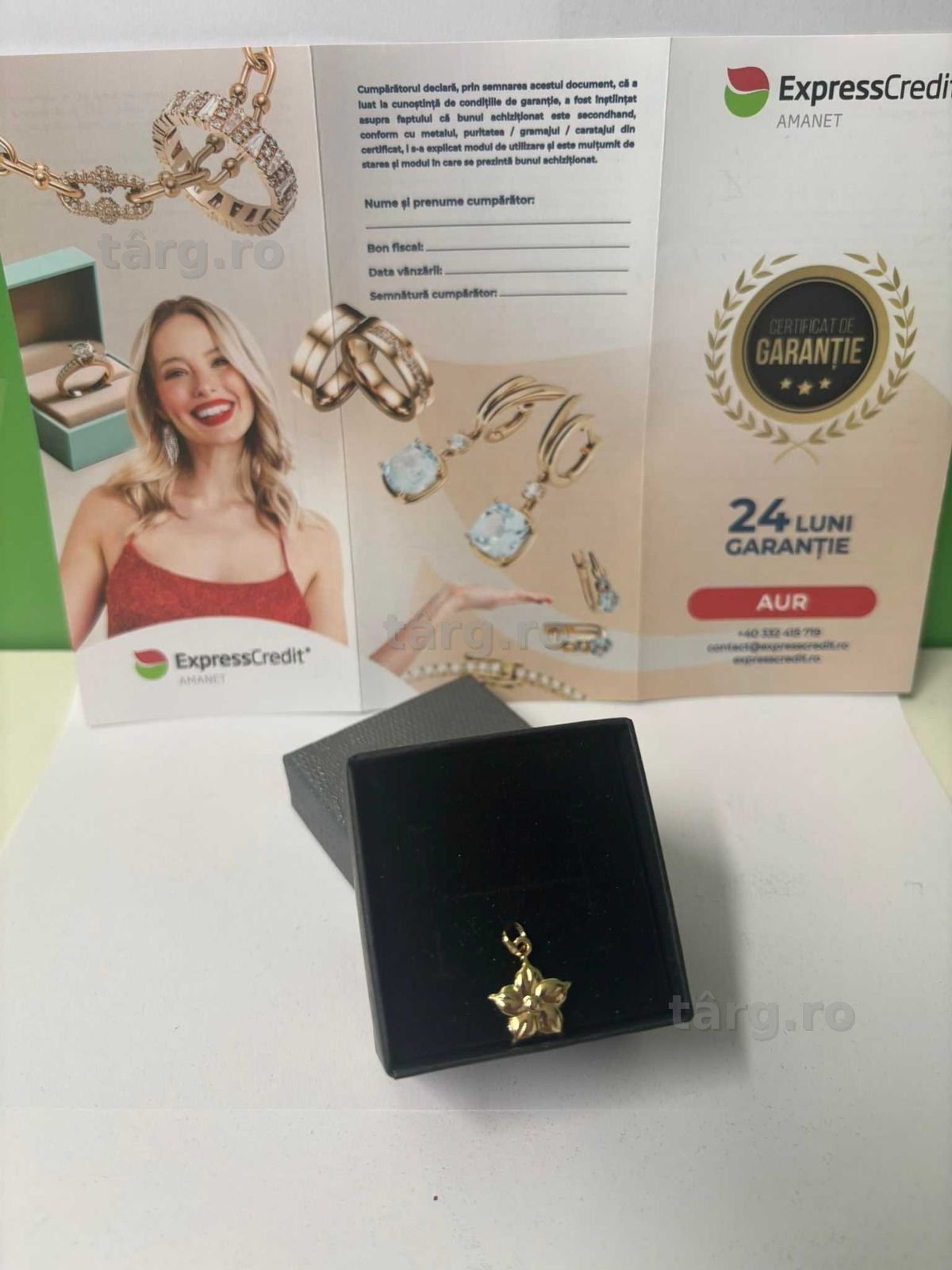 Medalion Aur 14k 1.21g (B61252.1-Tatarasi) Garantie 2 ani- 605lei 2