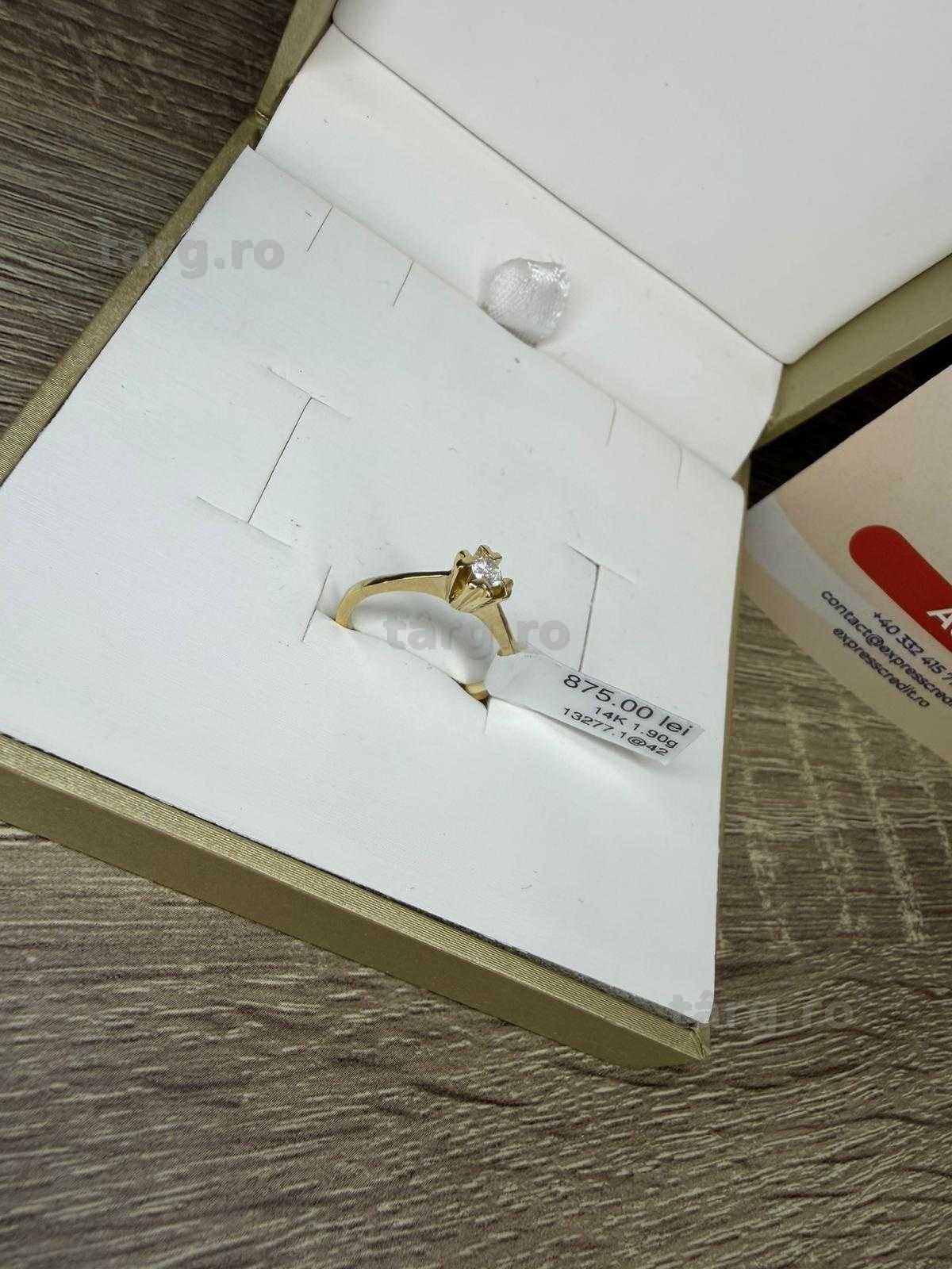(AG42) Inel aur 14k 1.90g b13277 - Garantie 2 ani!