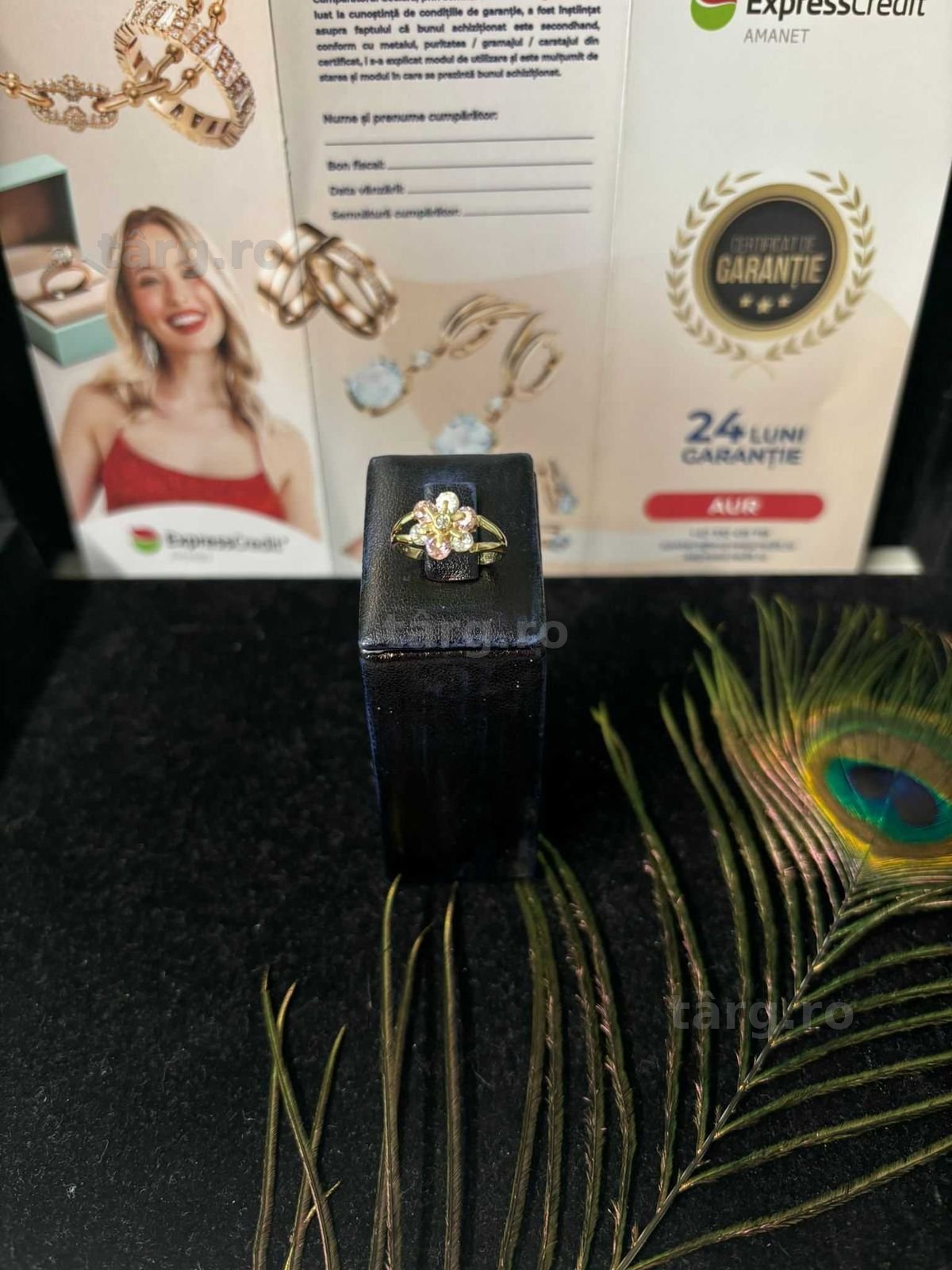 Inel Aur 14k 1.85g (B.60377.2 -Tatarasi)  Garantie 2 ani-800 lei