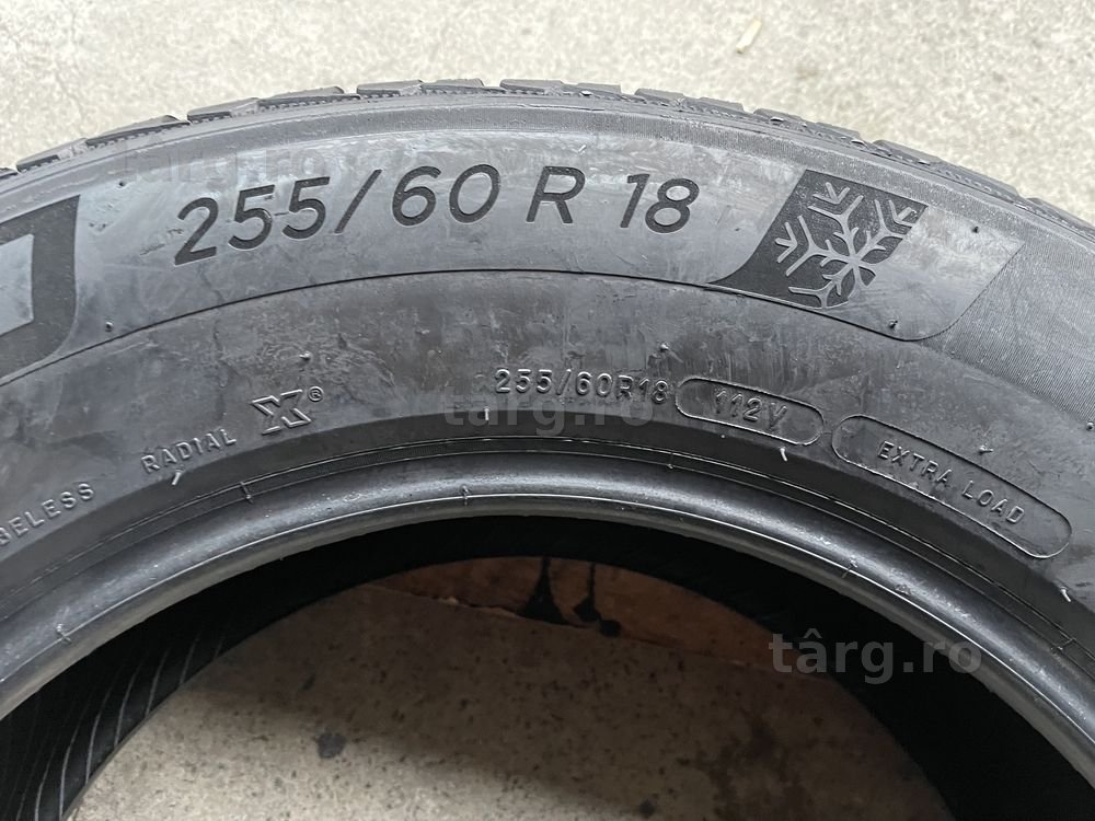 4 anvelope de iarna Michelin 255/60/18 3