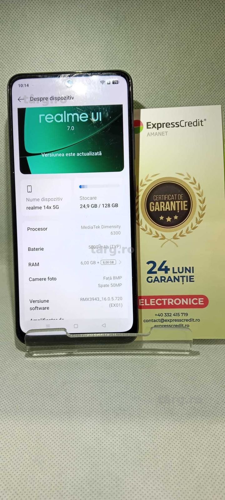 Realme 14x 5G (Ag18 Tutora b.28674) Garantie 2 ani! 2
