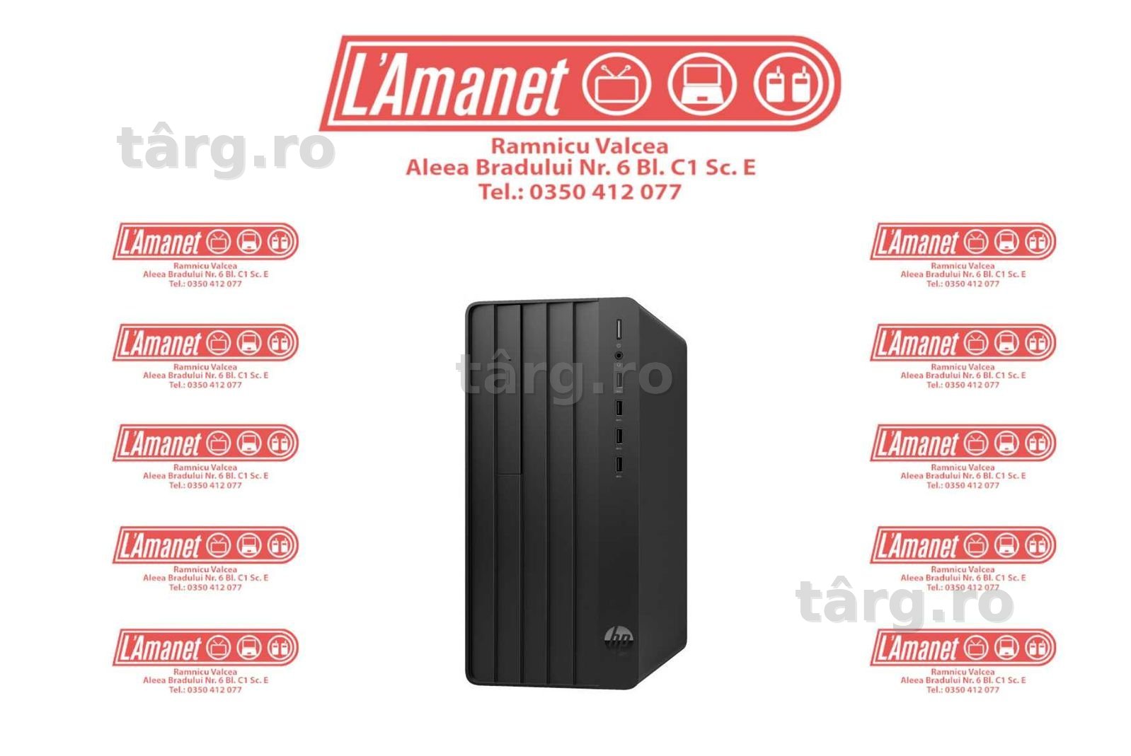 Desktop PC HP Pro Tower 290 G9 Intel i3-13100 16GB DDR4 512GB SSD M2 Nou FullBox Mouse+Tastatura HP