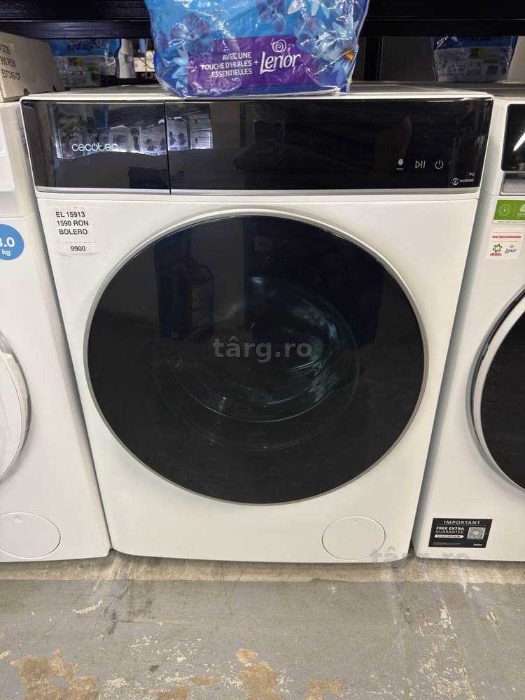 Mașină de spălat rufe 9kg Cecotec Bolero DressCode 9900 Inverter FullColor A