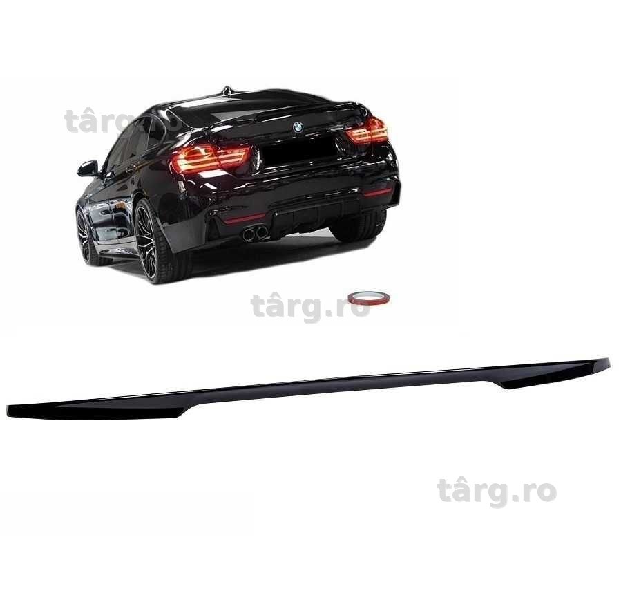 Spoiler portbagaj negru lucios pentru BMW 4 (F36) Gran Coupe 2014-2021