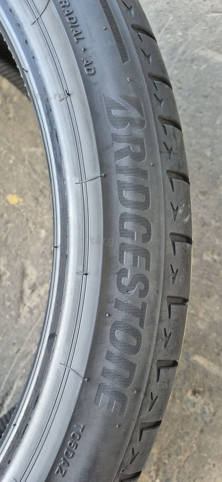 2 anvelope vara Bridgestone 285/35/22,dot 2022.Pretul este pe bucata. 3