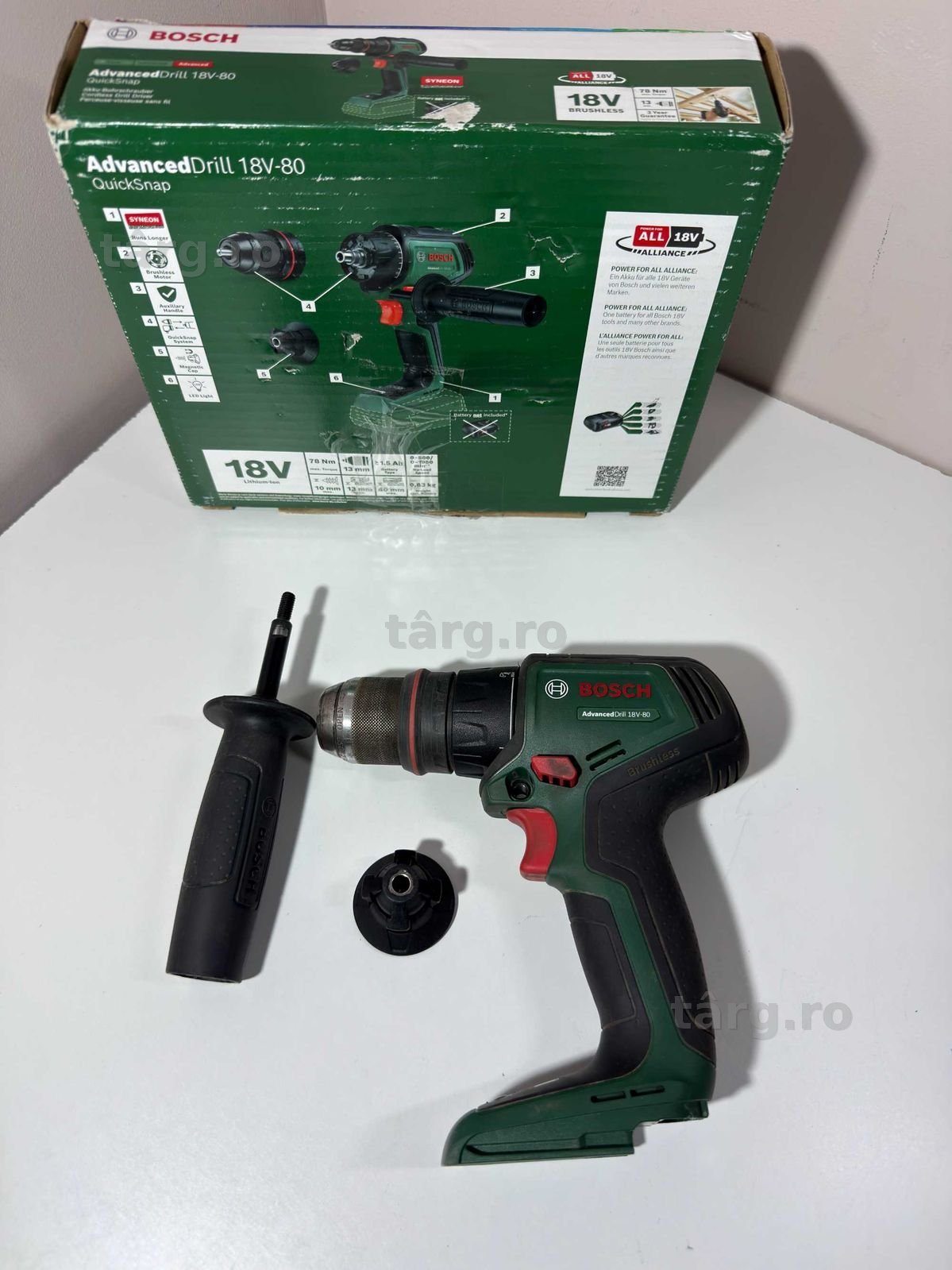 BOSCH Mașină de găurit cu acumulator AdvancedDrill 18V-80 Brushless