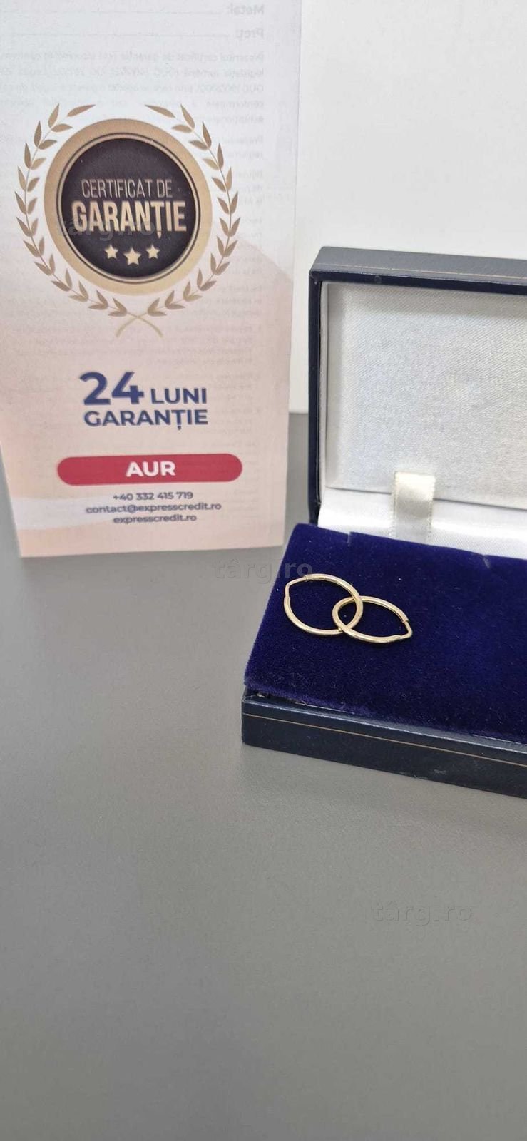 (AG46) Cercei aur 14K B.4616.5